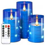NURADA Flickering Flameless Candles: 3D Wick Built