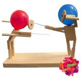 Balloon Bamboo Man Battle,2024 New Pop Wooden Fenc