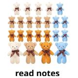 Skylety 24 Pcs Mini Bears 4.7 Inch Tiny Bears Doll