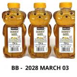 Kirkland 100% Canadian honey, 750g (Set of 3)