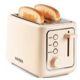 VAVSEA 2 Slice Toaster, 1000W Retro Bread Toaster
