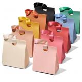 Vitalizart Paper Gift Bags With Ribbon Handles Set