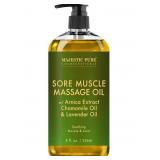 MAJESTIC PURE Arnica Massage Oil for Massage Thera