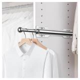 FIRJOY Valet Rod for Closet Pull Out (Chrome)