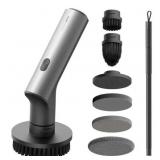 HOTO Cordless Spin Scrubber: 2.5 N M Torque, Six B