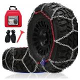 $261 Automatic Fixing Snow Chains, 2 Piece x 12mm,