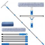 Mitclear 6.5 Feet Window Cleaning Kit with Extensi