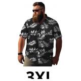 Weecreeture Big and Tall Men s Hawaiian Shirt Trop