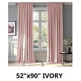 MIULEE Baby Pink Velvet Curtains Thermal Insulated