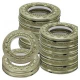 uxcell 16pcs Curtain Grommets, 1-5/7'(42 mm) ID Pa