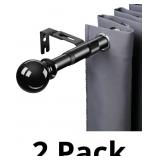 Telescoping Curtain Rod 34-84 inch & 1' Damater Ad