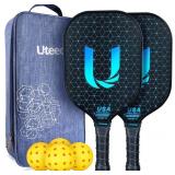 2026 Upgraded Uteeqe Pickleball Paddles Set of 2,
