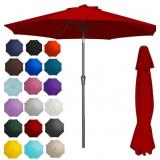 $110 PatioKingdom 9FT Patio Umbrella with Push But