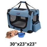 Petprsco Portable Collapsible Dog Crate, Travel Do