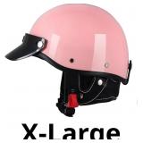 Open Face Motorcycle Half Helmets Adult Retro Half