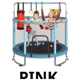$156 60' Trampoline for Kids, Indoor Outdoor Tramp