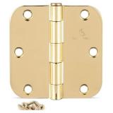 Door Hinges Polished Brass 3.5 Inch Interior Hinge