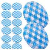 HEMOTON Airtight Tinplate Jar Lid Covers 2.59X2.59