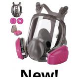Reusable Full Face Respirator mask, 6800 Organic V