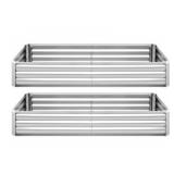 3 Pack Galvanized Raised Garden Beds