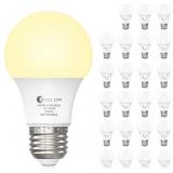 Evelor A19 LED Light Bulbs, E26 Base, Soft White 2