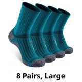 Elite Cushioned Compression Mid-crew Socks 4-Pack