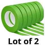 Painters Tape Green Tape 18mm x 60yds, 6 Rolls Gre