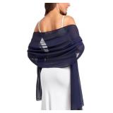 Soft Chiffon Scarve Shawls Wraps for Dresses Women