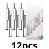 DIYHD Iron Baluster 44' Height, 12 Pack, Modern Re