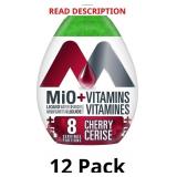 MiO +Vitamins Cherry Liquid Water Enhancer (Pack o