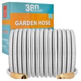 360Gadget Garden Hose Metal - 100ft Heavy Duty Sta
