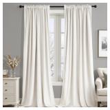 MIULEE Velvet Curtains 90 inches - Luxury Blackout