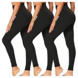 High Waisted Leggings for Women - Soft Athletic Tu