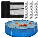 26.25 Feet Round Pool Leaf Net Cover for Above Gro