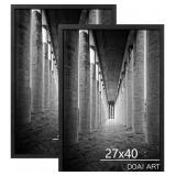 DOAI ART 27x40 Poster Frame Black 2 Pack, Poster F