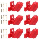 6pcs Wall Mount Tool Holders, Heavy Duty Tool Orga
