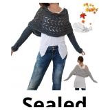 Women s Sweater Scarf with Sleeves - Winter Multif