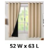 BGment Thermal Insulated 100% Blackout Curtains fo