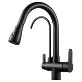 $130 3 in 1 Kitchen Faucet with Drinking Water Fau