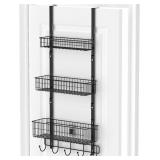 Over The Door Organizer with Hooks 3 Tier Back Doo