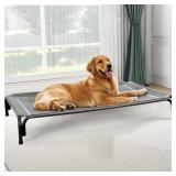 Czpalo Elevated Dog Bed, Raised Outdoor Dog Bed fo