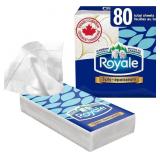 Royale 3 ply Facial Tissue, 8 Pocket Packs, 10 Tis