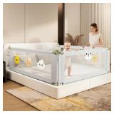 $133 EAQ 3 Pack Baby Guard Bed Rails for Toddlers-