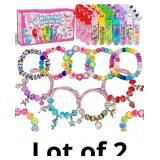 leitait 24 Pack Bracelet Wands,Charm Bracelet Jewe