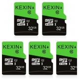 KEXIN 5 Pack Micro SD Cards 32GB with SD Adapter M