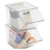 2 pack Coffee Pod Holder Tea Bag Organizer, Large