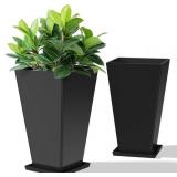 $110 ZMTECH 21 Inch Tall Planters for Outdoor Plan