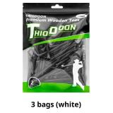 THIODOON Golf tees 2 1/8 inch Less Friction Wood T