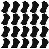 ZERULETS Kids Socks, 20 Pairs Low Cut Ankle Athlet