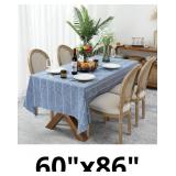Chassic 60 x 120 inches Farmhouse Style Linen tabl